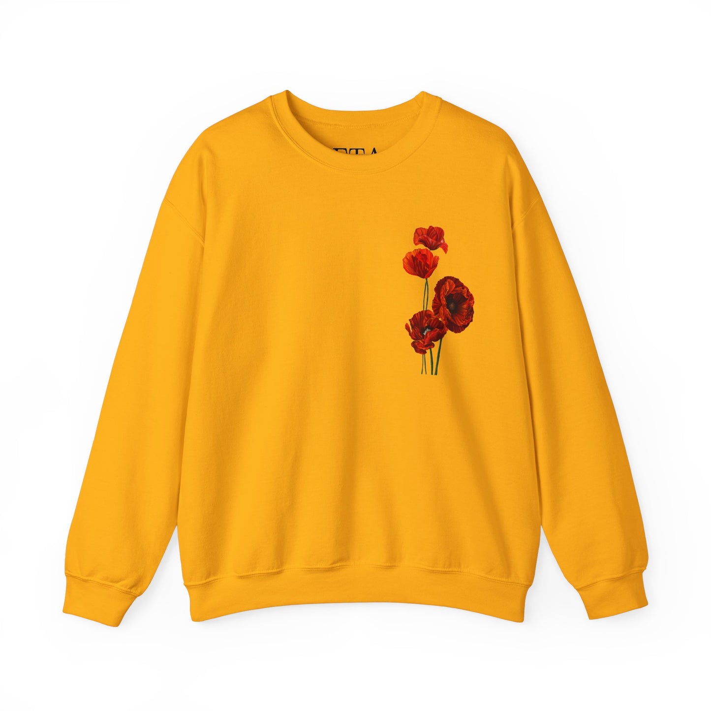 No. 13 Poppies Unisex Heavy Blend™ Crewneck Sweatshirt