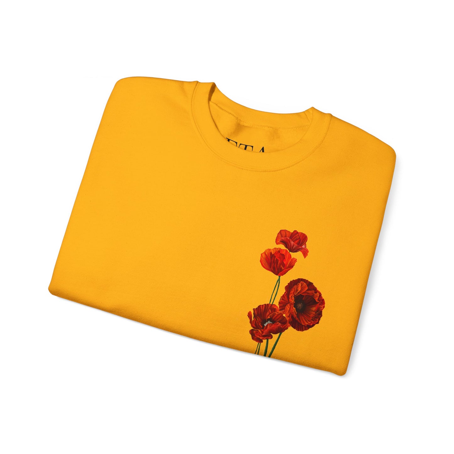 No. 13 Poppies Unisex Heavy Blend™ Crewneck Sweatshirt