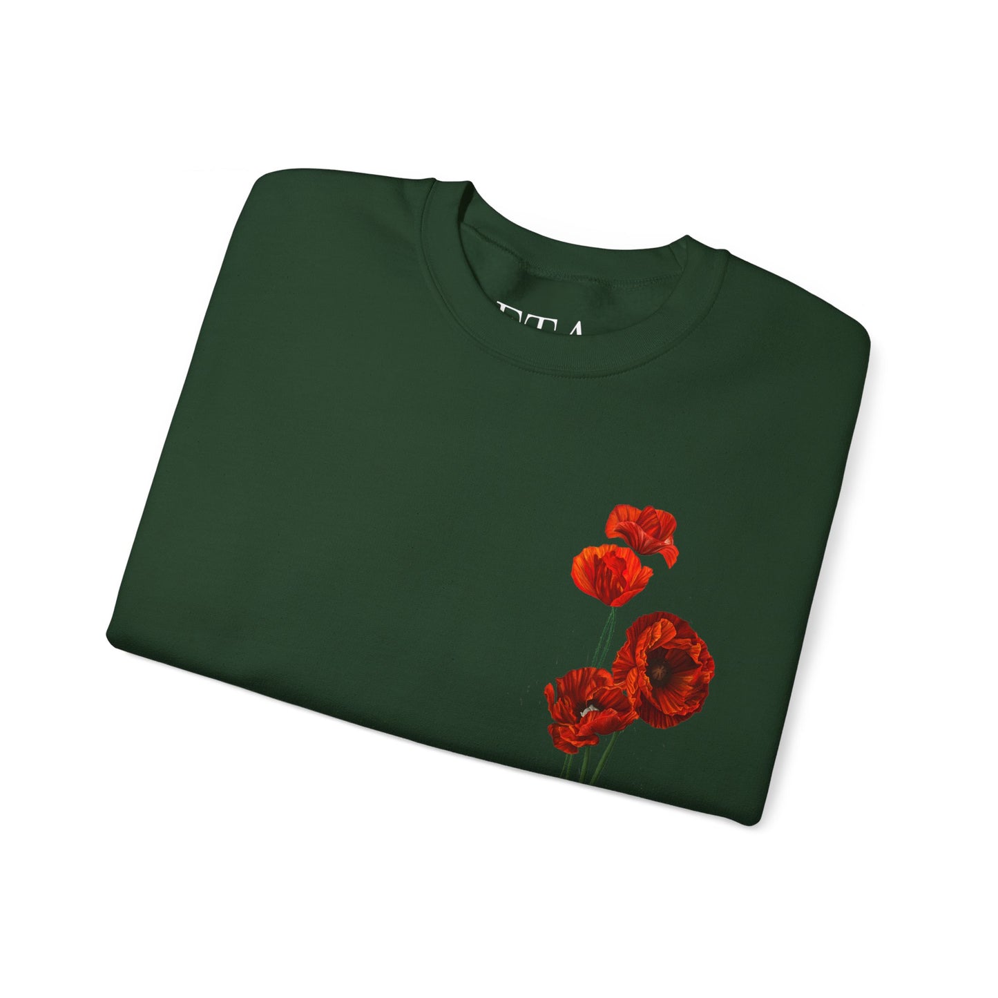 No. 13 Poppies Unisex Heavy Blend™ Crewneck Sweatshirt