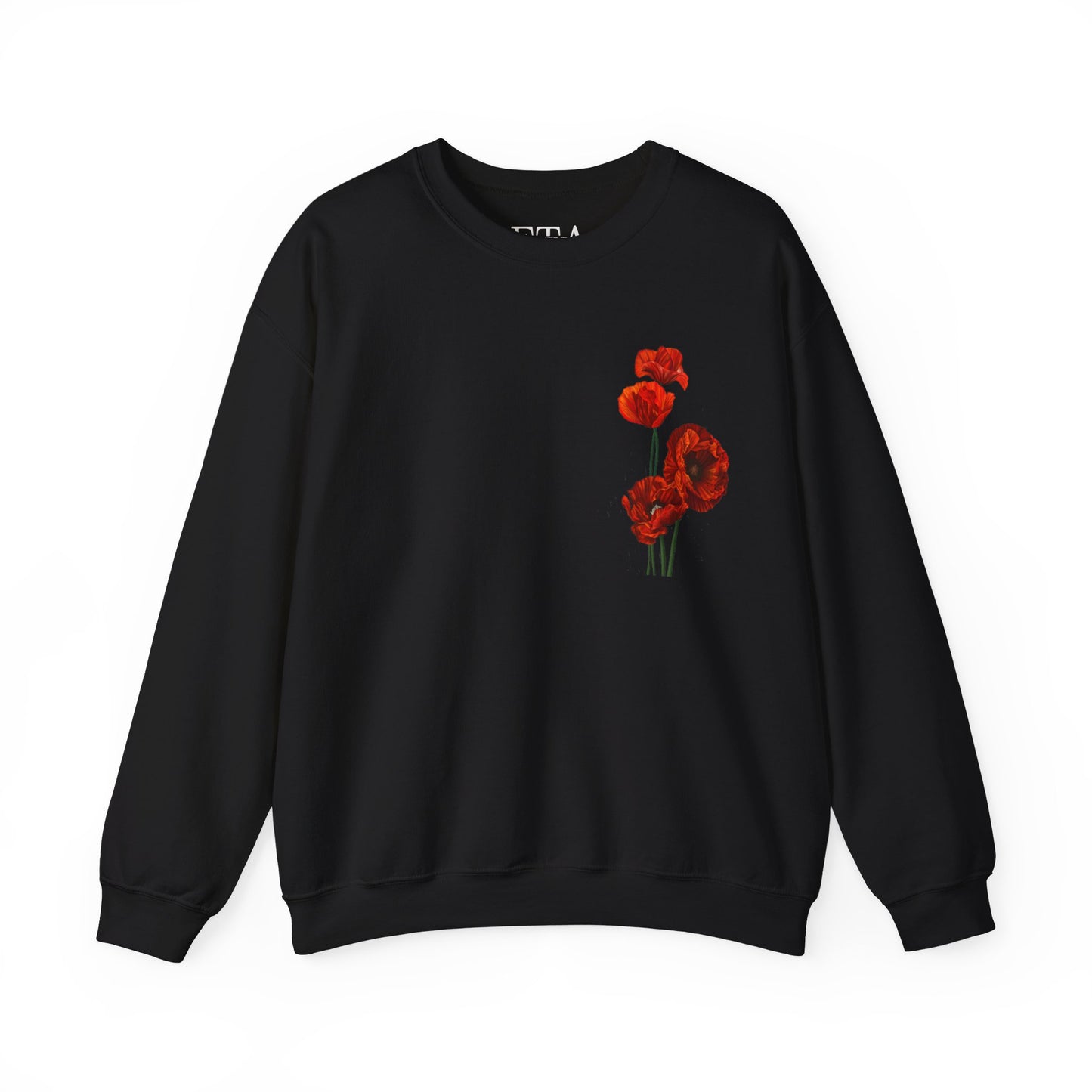 No. 13 Poppies Unisex Heavy Blend™ Crewneck Sweatshirt