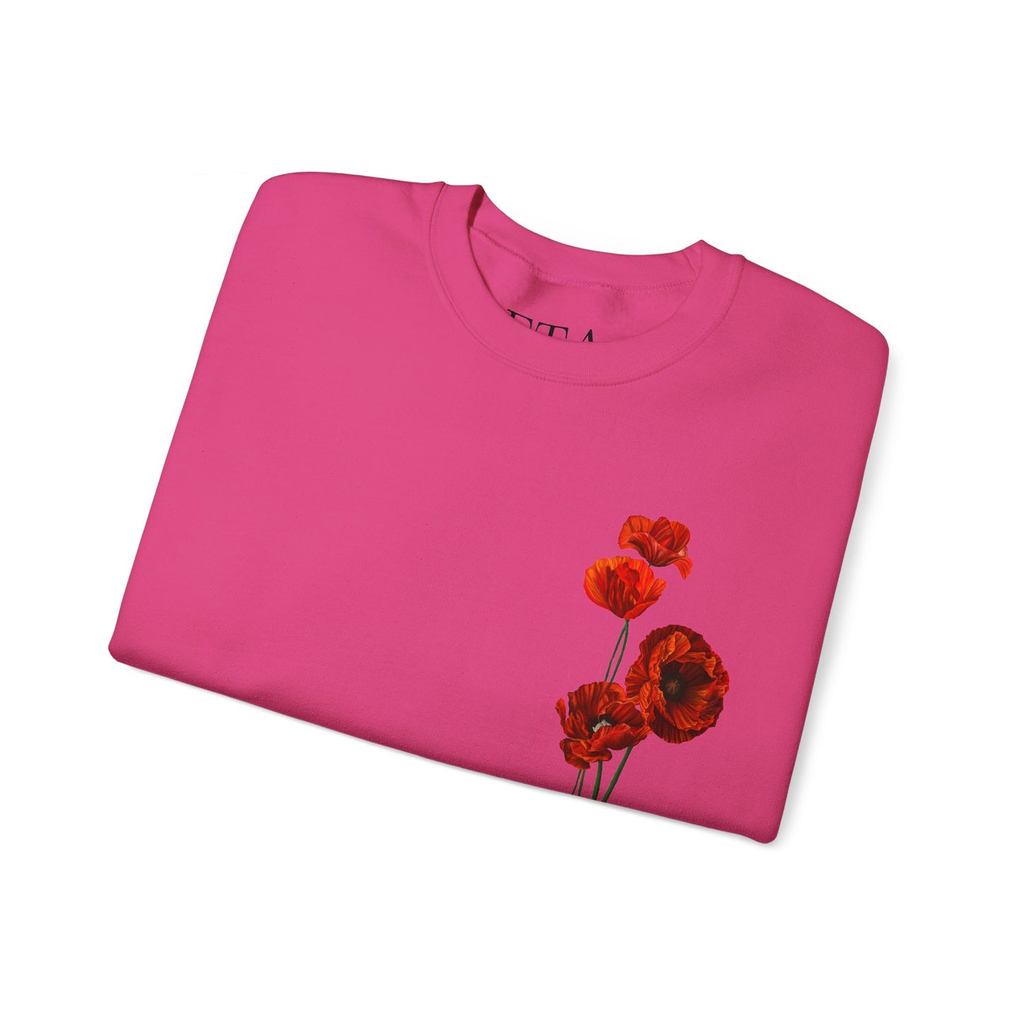 No. 13 Poppies Unisex Heavy Blend™ Crewneck Sweatshirt