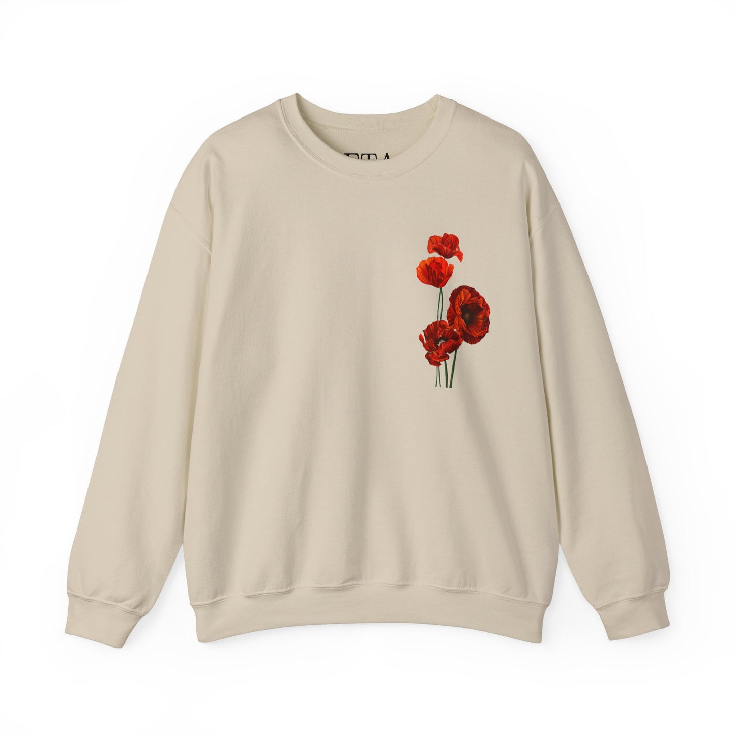 No. 13 Poppies Unisex Heavy Blend™ Crewneck Sweatshirt