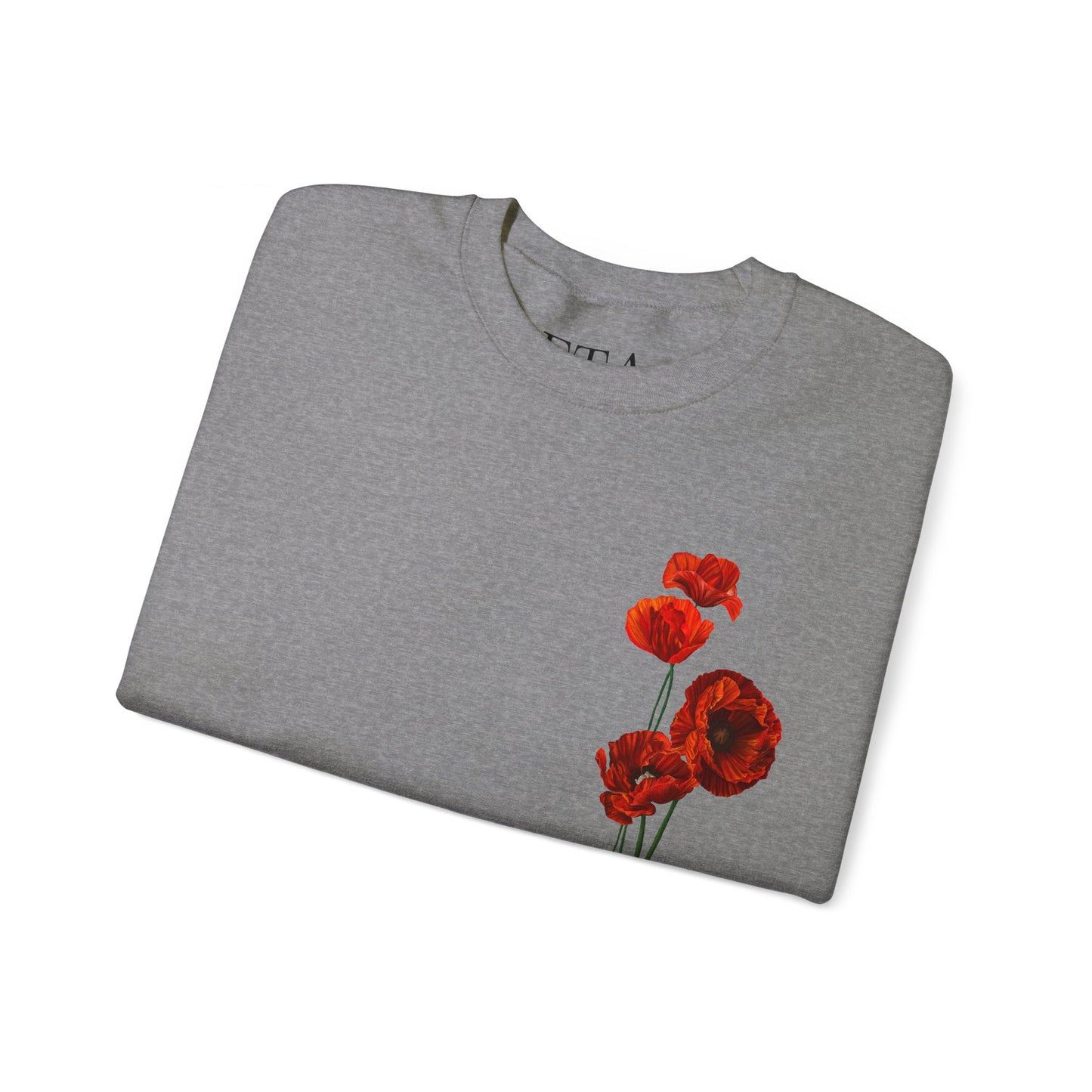 No. 13 Poppies Unisex Heavy Blend™ Crewneck Sweatshirt