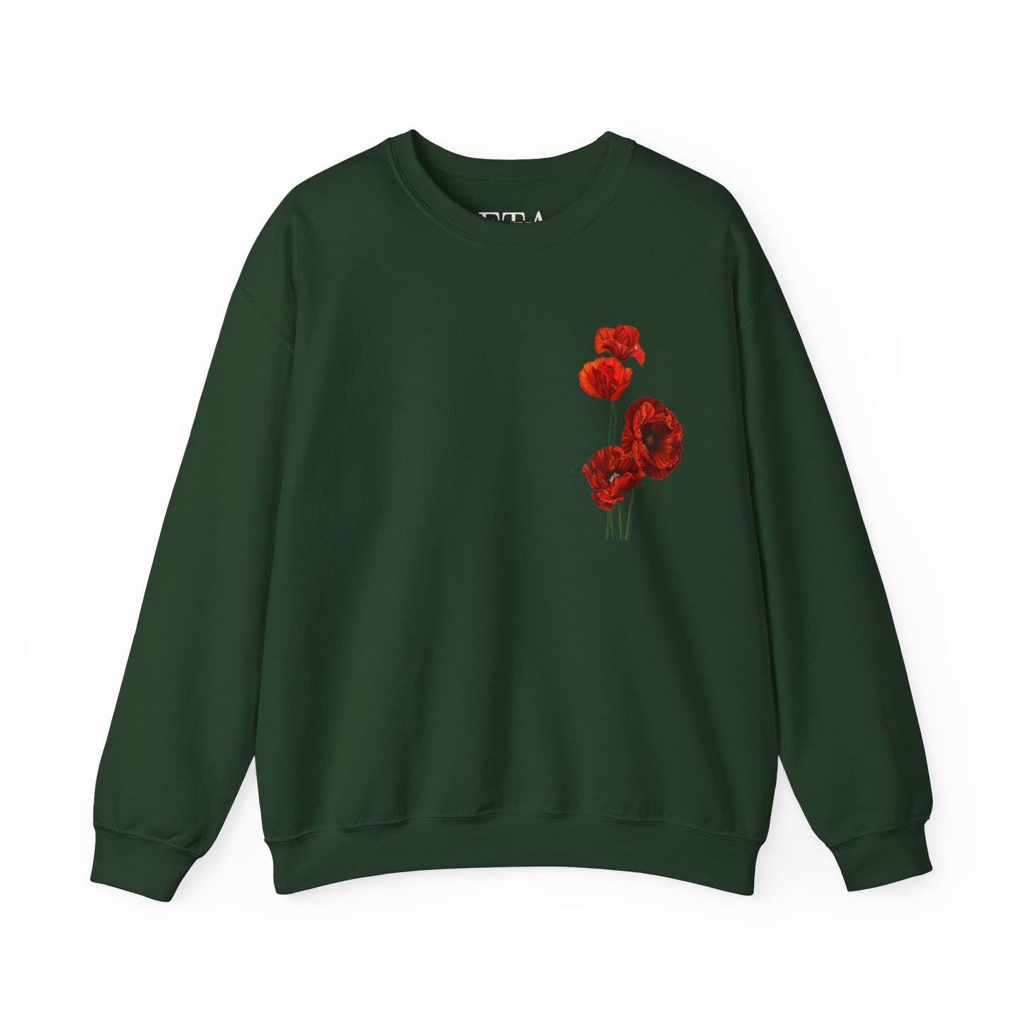 No. 13 Poppies Unisex Heavy Blend™ Crewneck Sweatshirt