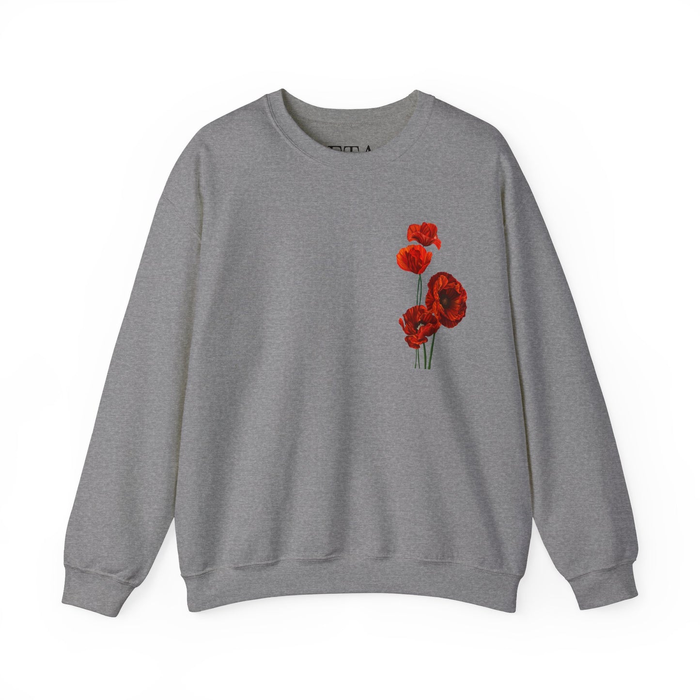 No. 13 Poppies Unisex Heavy Blend™ Crewneck Sweatshirt