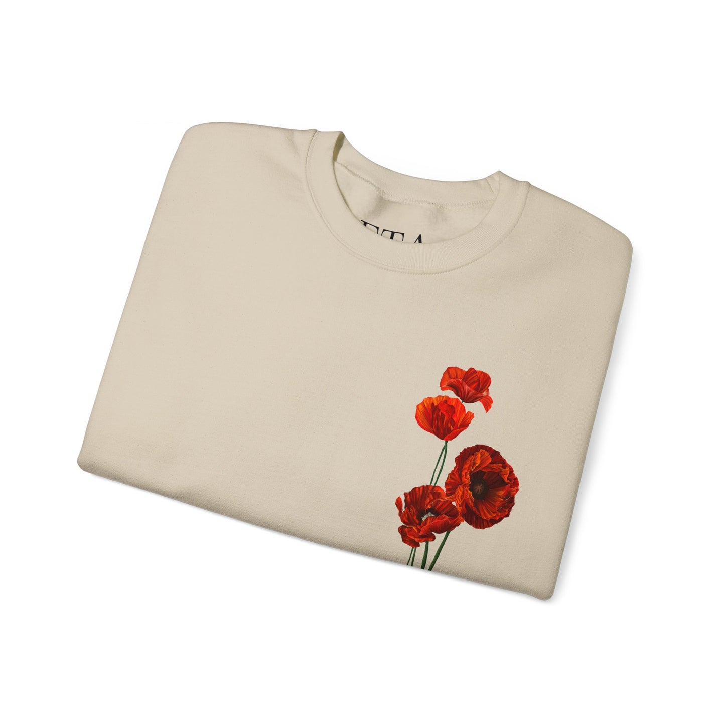 No. 13 Poppies Unisex Heavy Blend™ Crewneck Sweatshirt